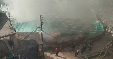 Fire gutted house furniture in Shimla HIMACHAL HEADLINES