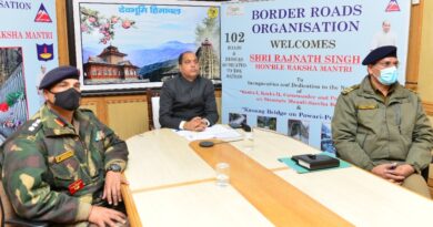 CM thanks Defense Minister for dedicating five bridges for Himachal HIMACHAL HEADLINES
