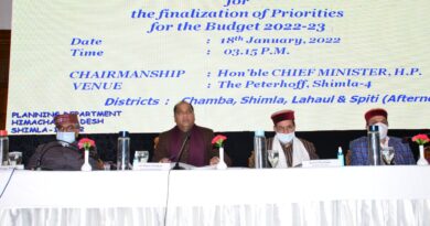 Complete DPR's of various projects in time : CM HIMACHAL HEADLINES