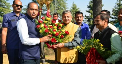 Chief Minister lays foundation stone of College of Horticulture and Forestry Complex at Thunag HIMACHAL HEADLINES