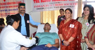 State Red Cross organizes Blood donation camp on World Red Cross Day HIMACHAL HEADLINES