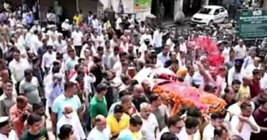 Pt. Sukh Ram cremated with full state honour HIMACHAL HEADLINES