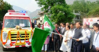 J.P. Nadda and Jai Ram Thakur flag-off 50 ambulances under National Ambulance Service-108 HIMACHAL HEADLINES