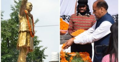 CM pays tributes to Rajiv Gandhi HIMACHAL HEADLINES