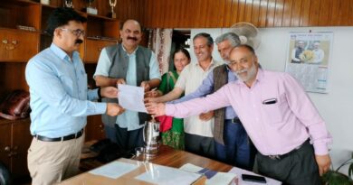 Kisan Sabha to start agitation if Koti College construction work not expedited : Dr Kuldeep Singh Tanwar HIMACHAL HEADLINES