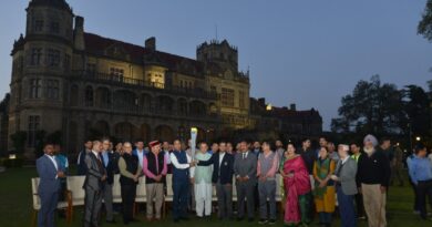 Chief Minister receives torch relay of Chess Olympiad HIMACHAL HEADLINES