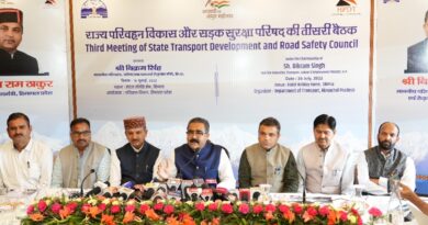 Transport Minister emphasized on good Samaritans to save precious life during road accidents HIMACHAL HEADLINES