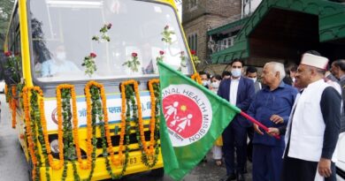 Health Minister flags off Jeevandhara Shravan Vehicle HIMACHAL HEADLINES