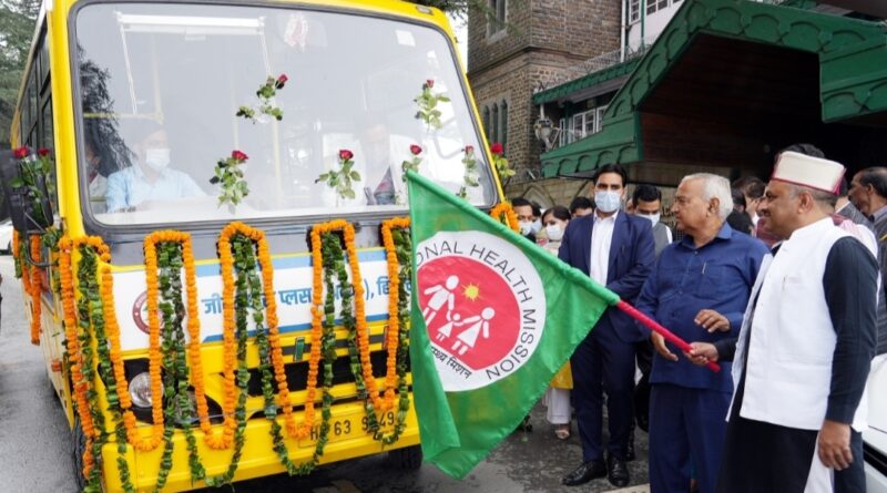Health Minister flags off Jeevandhara Shravan Vehicle HIMACHAL HEADLINES