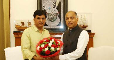 Chief Minister calls on the Union Health Minister, thanks for the allocation of Bulk Drug Pharma Park HIMACHAL HEADLINES