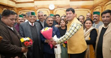 Chairman of Jogindra Central Cooperative Bank calls on CM Sukhu HIMACHAL HEADLINES