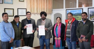 Himachal Government and BSNL sign MoU for 4G service in remote areas HIMACHAL HEADLINES