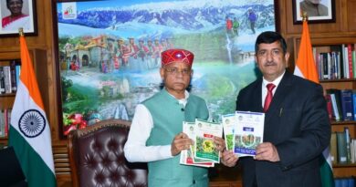 Himachal Governor releases booklet on nutritious grains by Prof. H.K. Choudhary HIMACHAL HEADLINES