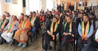 BJP celebrated 44th foundation day HIMACHAL HEADLINES