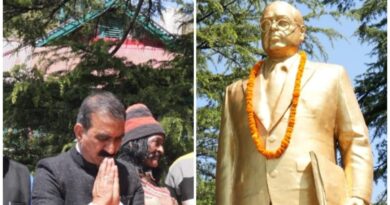 Sukhu pays Floral tribute on the birth anniversary of Dr. Bhimrao Ambedkar HIMACHAL HEADLINES