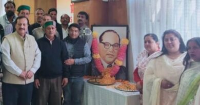 Himachal Congress paid respects to Dr. Bhimrao Ambedkar on his birth anniversary HIMACHAL HEADLINES