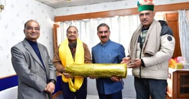 CM Sukhu urged GoI to raise the power share of Himachal in hydropower projects HIMACHAL HEADLINES