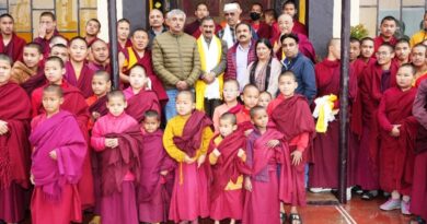 CM Sukhu pays obeisance at Jonang Takten Phunstok Choeling Buddhist Monastery Sanjauli HIMACHAL HEADLINES
