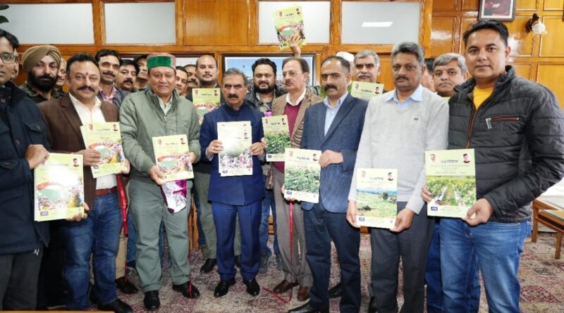 CM Sukhu releases publicity material for HP SHIVA HIMACHAL HEADLINES