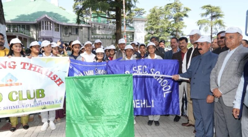 CM Sukhu flags off awareness rally on Environment Day HIMACHAL HEADLINES