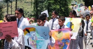 Junga school children took out a rally on Environment Day HIMACHAL HEADLINES