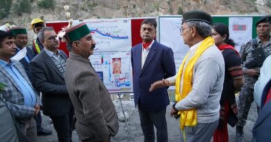 Union Power Minister and CM Sukhu review 450 MegaWatt Shongtong Karcham Hydro Electricity Project HIMACHAL HEADLINES