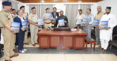 Himachal to ensure adequate funding for modernization and staff enhancement of the Police HIMACHAL HEADLINES