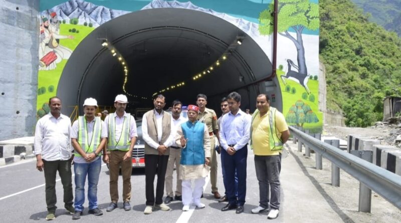 Governor Shukla inspects four laning of Takoli section of NH HIMACHAL HEADLINES