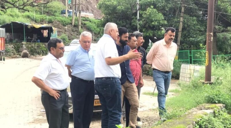 A delegation of Industries Department visits Parwanoo industrial belt to assess the damages HIMACHAL HEADLINES