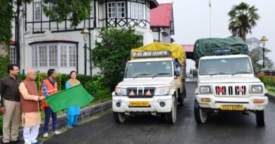 Governor Shukla Flags off the third consignment of relief material for Kullu HIMACHAL HEADLINES