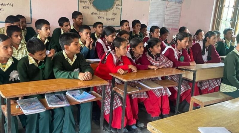 Health related information given to children in Bhadech school HIMACHAL HEADLINES