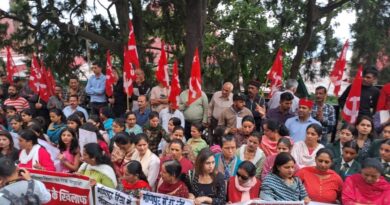 Several Social and Progressive Organisations join hands to protest against Manipur violence in Shimla HIMACHAL HEADLINES