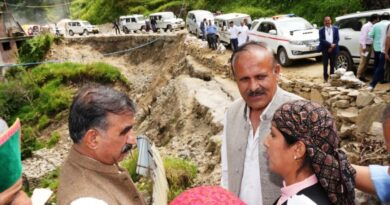 Sukhu visits calamity-hit areas of Rampur & Theog and issues directions to immediately provide relief  HIMACHAL HEADLINES