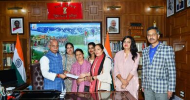 Contribution towards State Red Cross HIMACHAL HEADLINES