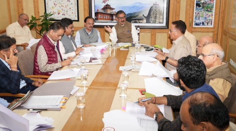 SSWCMA approves 29 projects proposals worth Rs. 1483 crore HIMACHAL HEADLINES