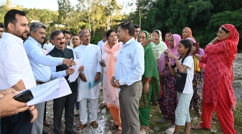 Accelerate relief and restoration works, Sukhu directs Hamirpur district administration HIMACHAL HEADLINES