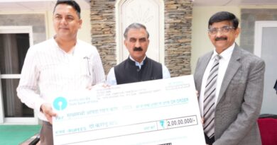 Mata Chintpurni Temple Trust donates Rs 2 crore towards 'Aapda Rahat Kosh' HIMACHAL HEADLINES