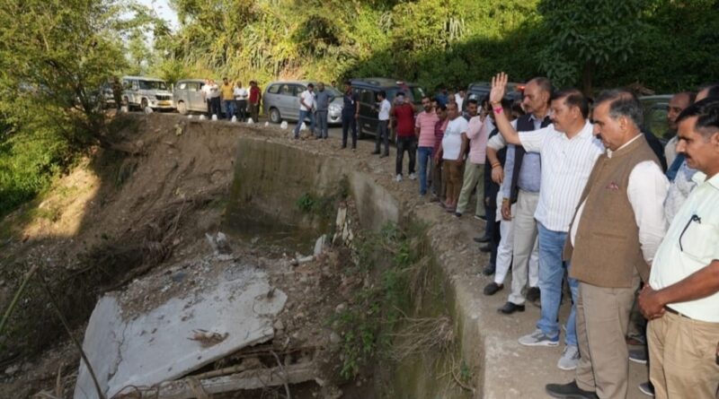 Sujanpur, Utpur & Kakkar to be declared disaster affected: CM Sukhu HIMACHAL HEADLINES