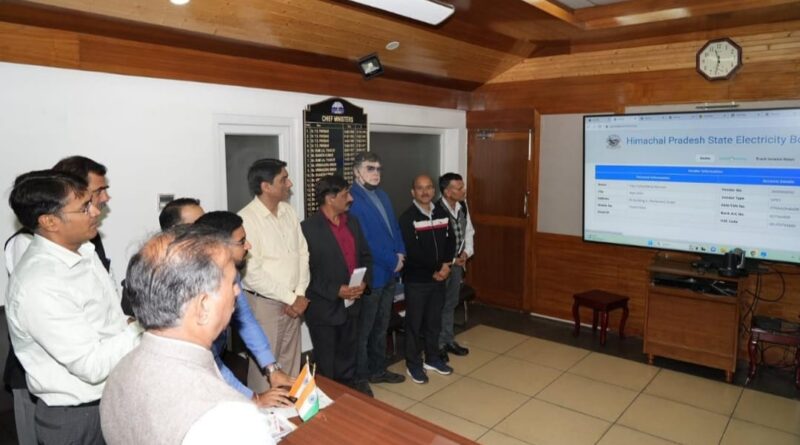 CM Sukhu launches Integrated Consumer Portal of HPSEBL on the occasion of Engineer's Day HIMACHAL HEADLINES