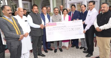 CM Sukhu donates his entire savings of Rs. 51 Lakh towards 'Aapda Rahat Kosh' HIMACHAL HEADLINES