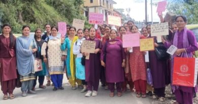 Anganwadi workers took out a nutrition rally in Koti HIMACHAL HEADLINES