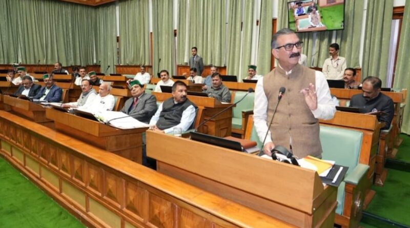 Himachal Assembly passed three bills without any discussion  HIMACHAL HEADLINES
