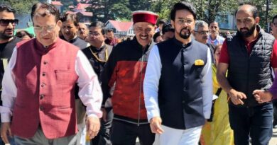Modi helped Himachal without any delay in the disaster, what did the Congress government of the state do: Anurag Thakur HIMACHAL HEADLINES