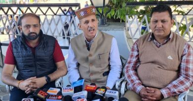 Govt should tell where 13500 jobs of sisters and 1 lakh jobs of youth have gone : Dharmani HIMACHAL HEADLINES