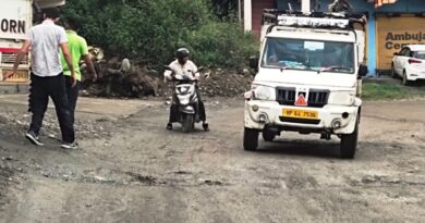 Solan-Rajgarh road turns into potholes, Dr. Parmar had constructed the road with laborers nearly 6 decades ago HIMACHAL HEADLINES