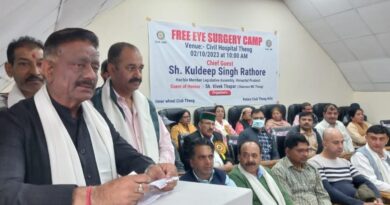 Drug addiction has reached rural areas: Kuldeep Rathore HIMACHAL HEADLINES