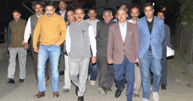 CM Sukhu took a stroll up to the secretariat from his residence in Oak Over HIMACHAL HEADLINES