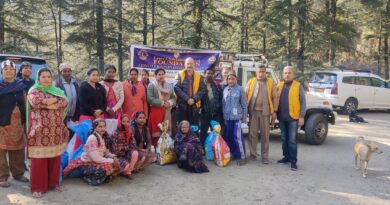 Lions Club Shimla Extends Support to Needy Residents with Rashan Kits Distribution HIMACHAL HEADLINES
