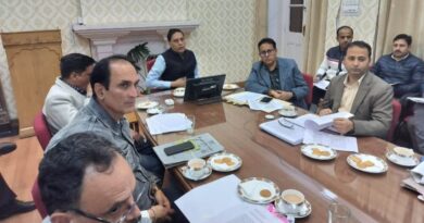CS Prabodh Saxena holds meeting regarding winter preparedness HIMACHAL HEADLINES