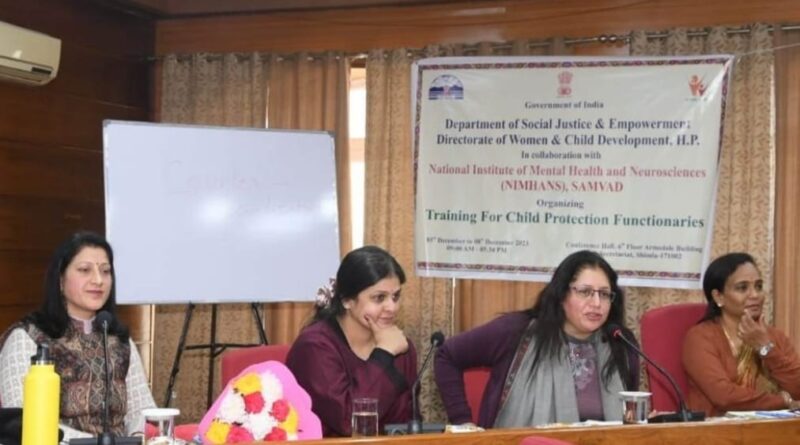 Ensure holistic development of Children and their rights: Sudha Devi HIMACHAL HEADLINES